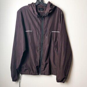 Resolution Full Zip Maroon Windbreaker